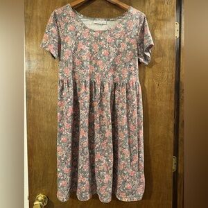 Cottagecore grannycore floral dress